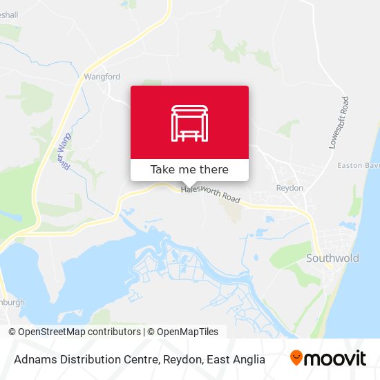 Adnams Distribution Centre, Reydon map