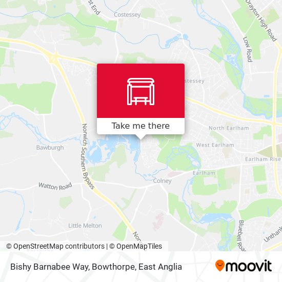 Bishy Barnabee Way, Bowthorpe map