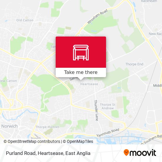 Purland Road, Heartsease map