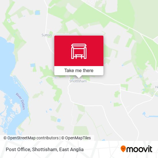 Post Office, Shottisham map
