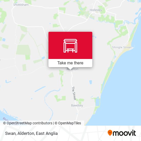 Swan, Alderton map