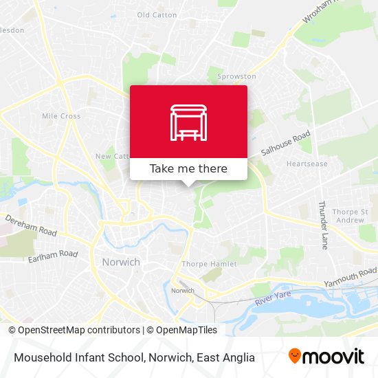 Mousehold Infant School, Norwich map