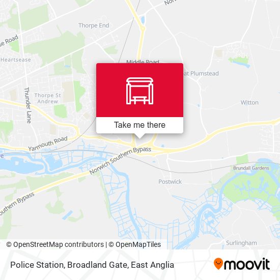 Police Station, Broadland Gate map