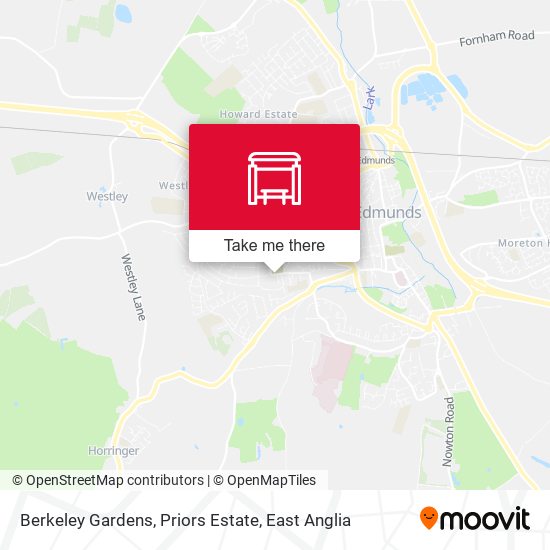 Berkeley Gardens, Priors Estate map
