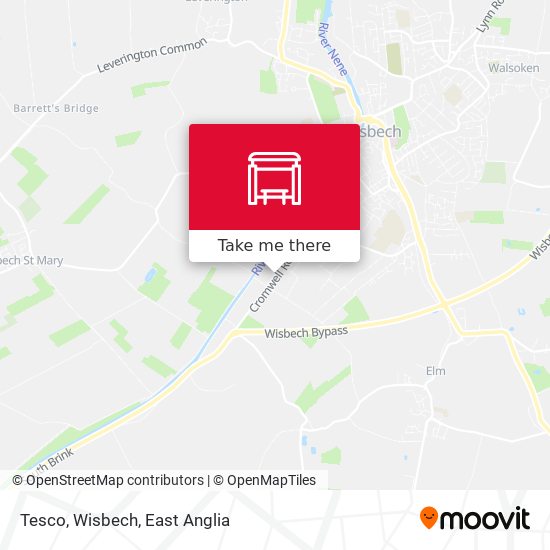 Tesco, Wisbech map