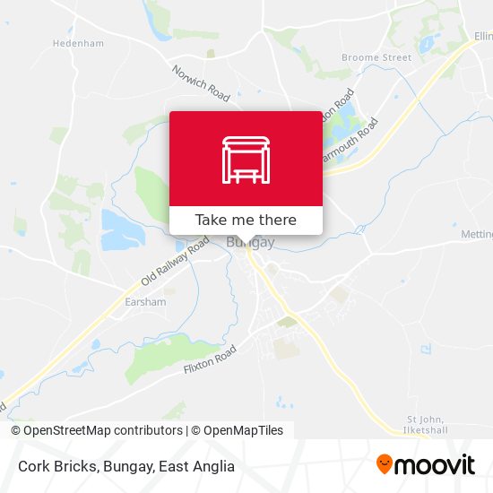 Cork Bricks, Bungay map