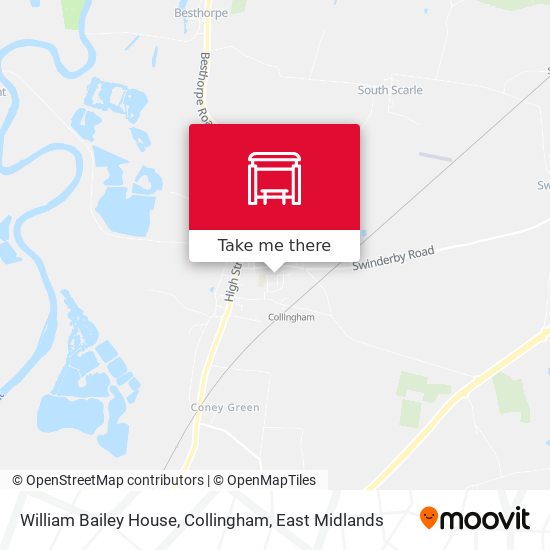William Bailey House, Collingham map