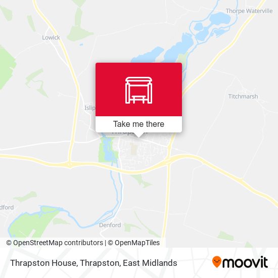 Thrapston House, Thrapston map