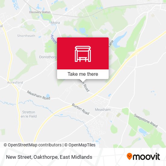 New Street, Oakthorpe map