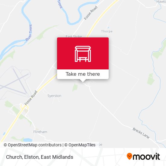 Church, Elston map