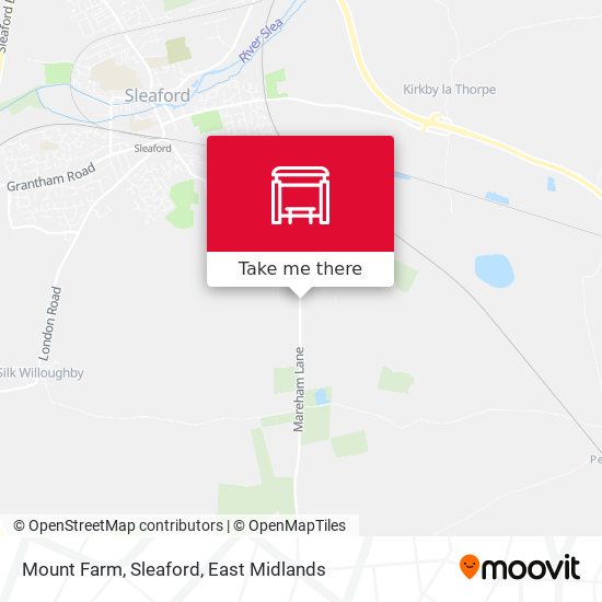 Mount Farm, Sleaford map