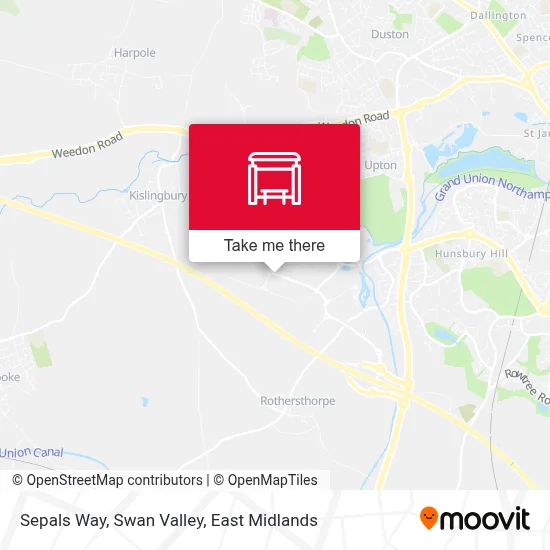 Sepals Way, Swan Valley map