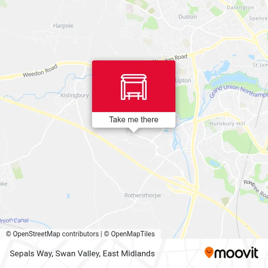 Sepals Way, Swan Valley map