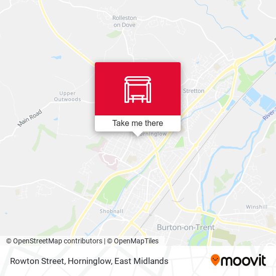 Rowton Street, Horninglow map