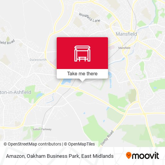 Amazon, Oakham Business Park map