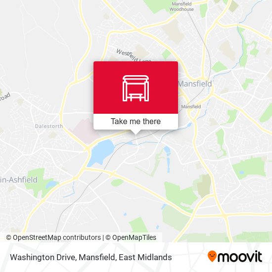 Washington Drive, Mansfield map