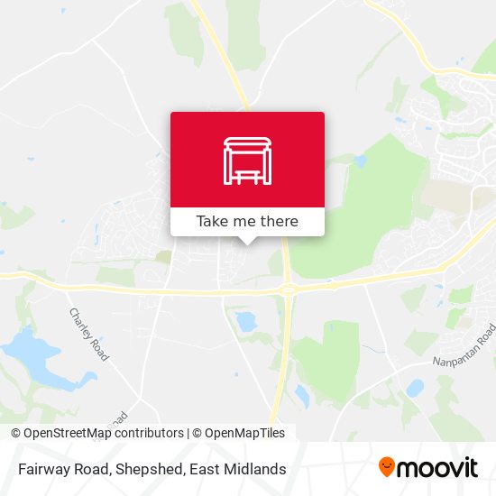 Fairway Road, Shepshed map