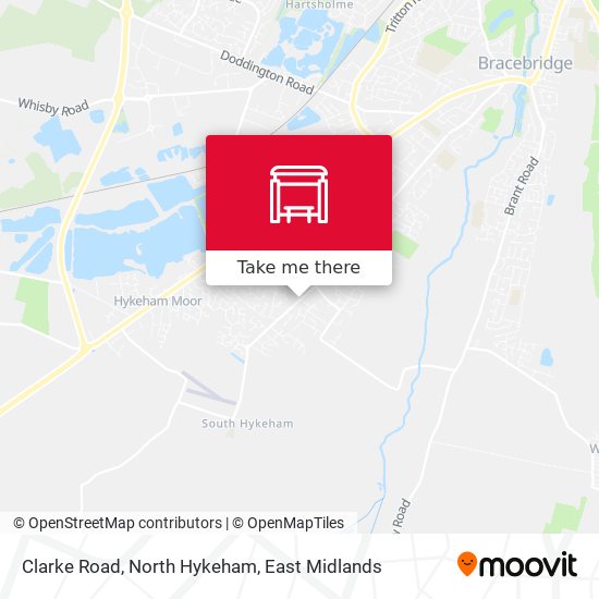 Clarke Road, North Hykeham map