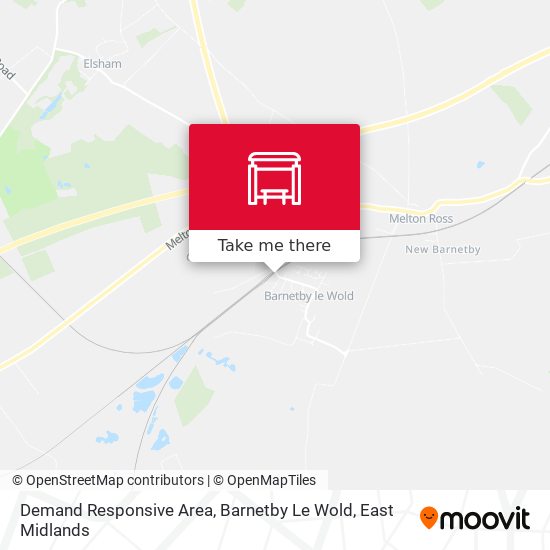 Demand Responsive Area, Barnetby Le Wold map