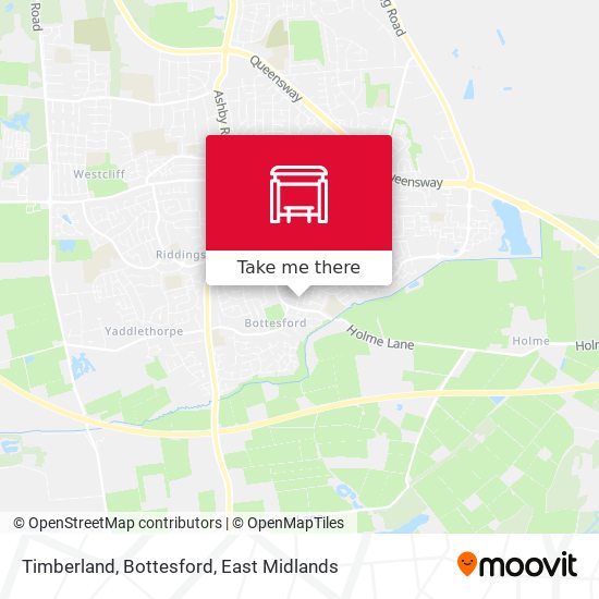 Timberland, Bottesford map