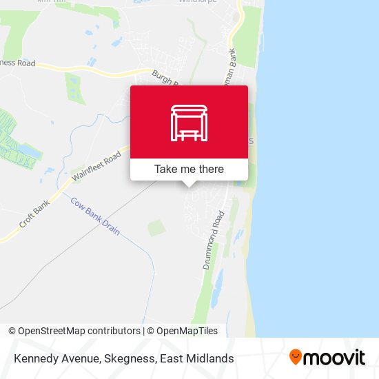 Kennedy Avenue, Skegness map