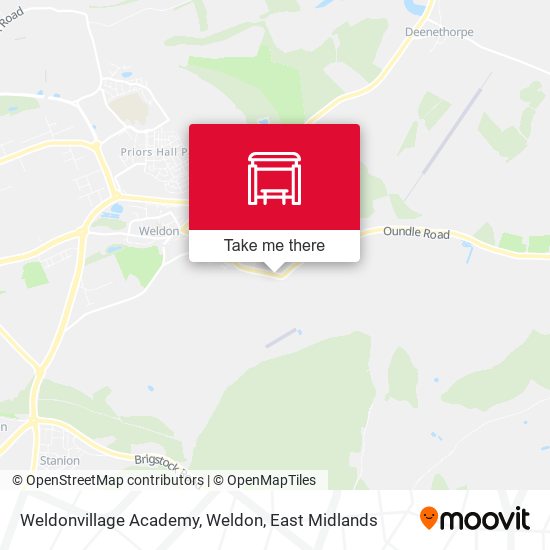Weldonvillage Academy, Weldon map