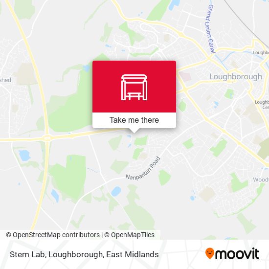 Stem Lab, Loughborough map