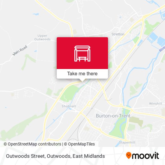 Outwoods Street, Outwoods map