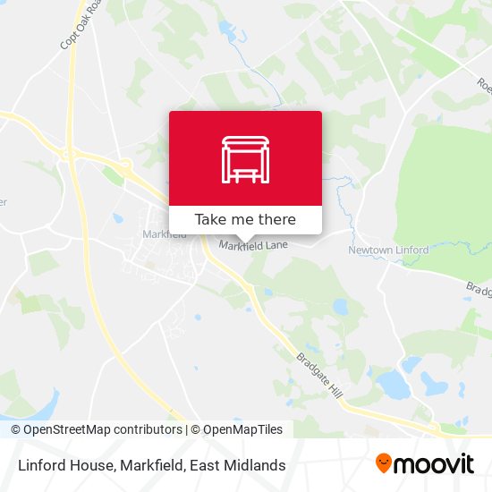 Linford House, Markfield map