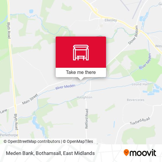Meden Bank, Bothamsall map