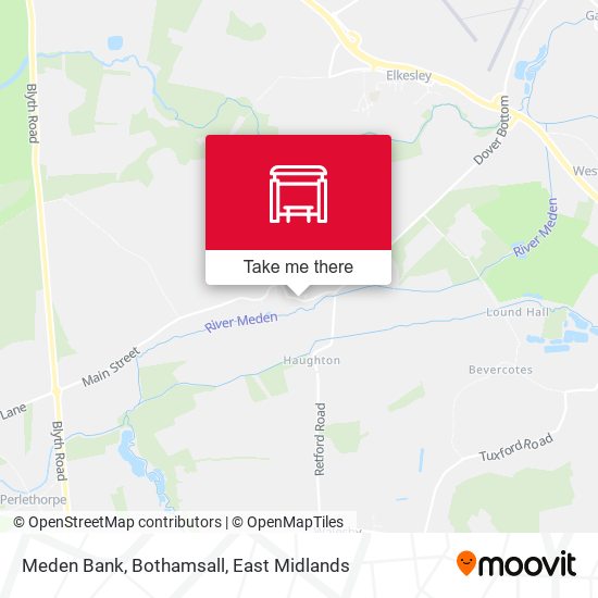 Meden Bank, Bothamsall map