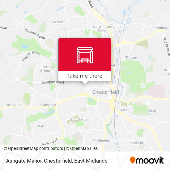 Ashgate Manor, Chesterfield map