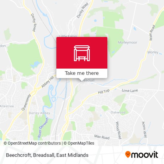 Beechcroft, Breadsall map