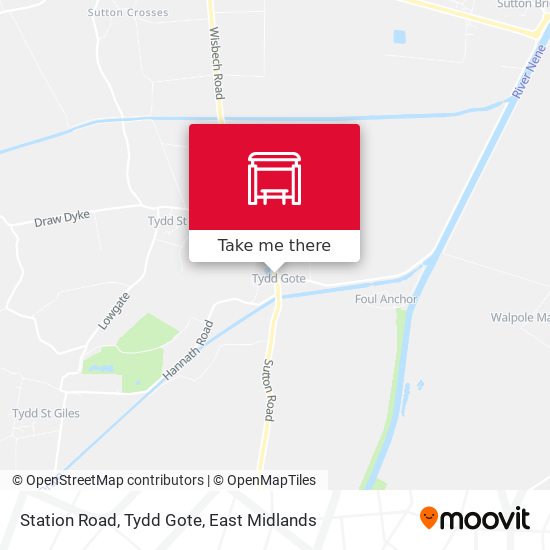 Station Road, Tydd Gote map