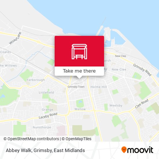 Abbey Walk, Grimsby map