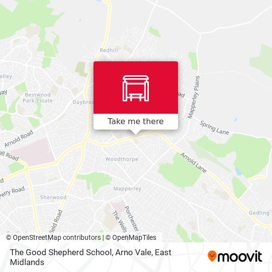 The Good Shepherd School, Arno Vale map