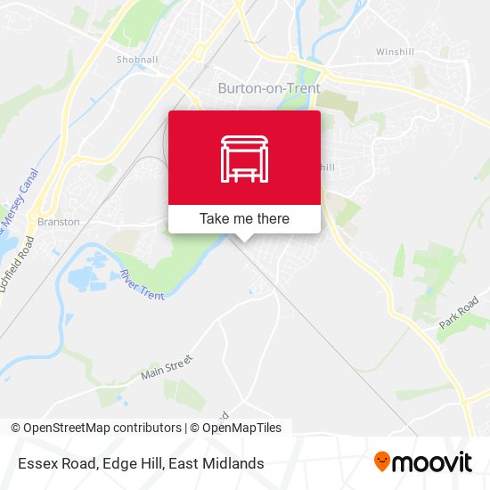Essex Road, Edge Hill map