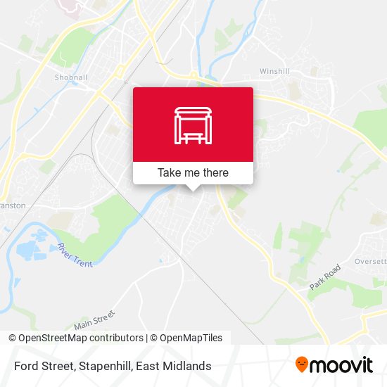Ford Street, Stapenhill map