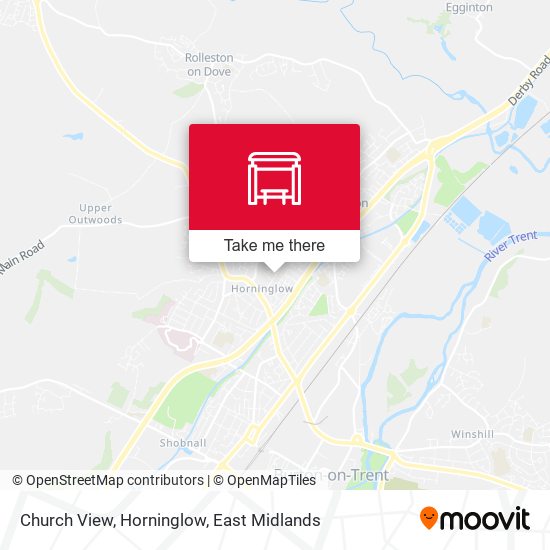 Church View, Horninglow map