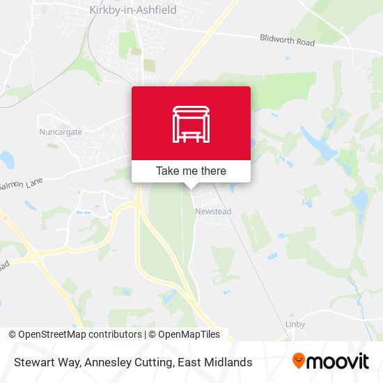 Stewart Way, Annesley Cutting map