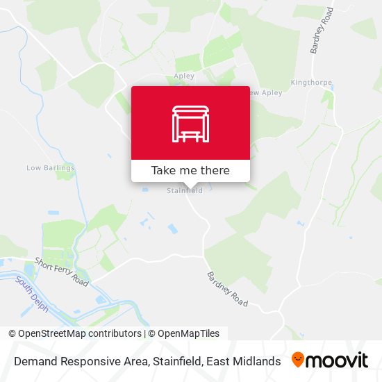 Demand Responsive Area, Stainfield map