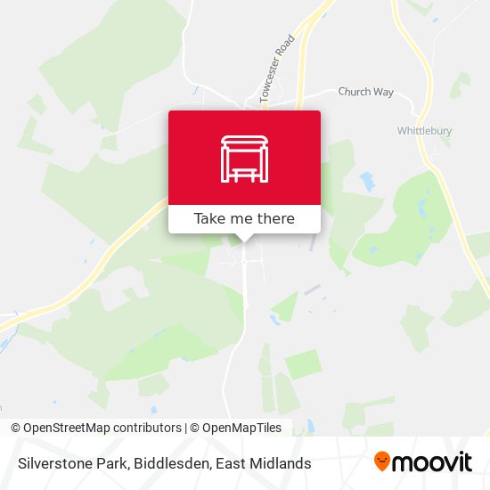 Silverstone Park, Biddlesden map
