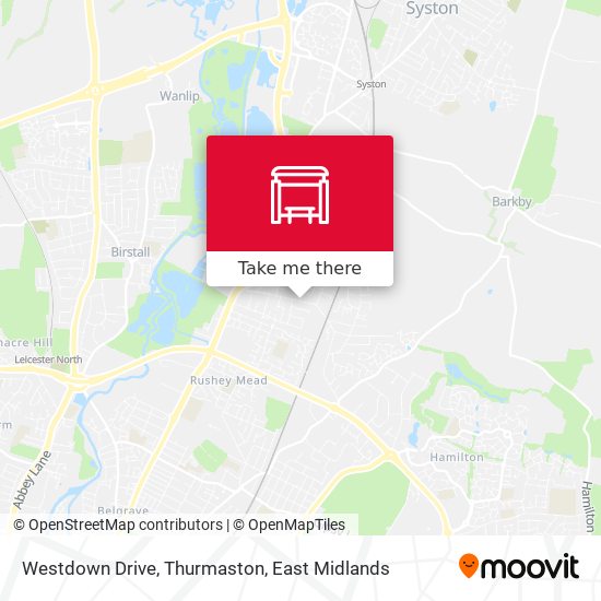 Westdown Drive, Thurmaston map