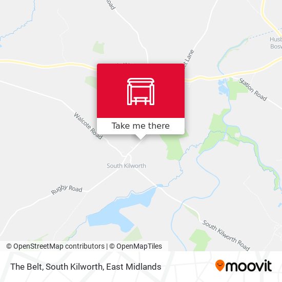 The Belt, South Kilworth map