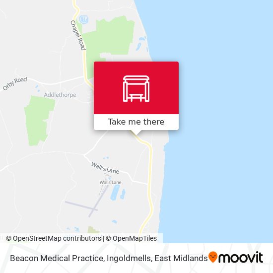 Beacon Medical Practice, Ingoldmells map