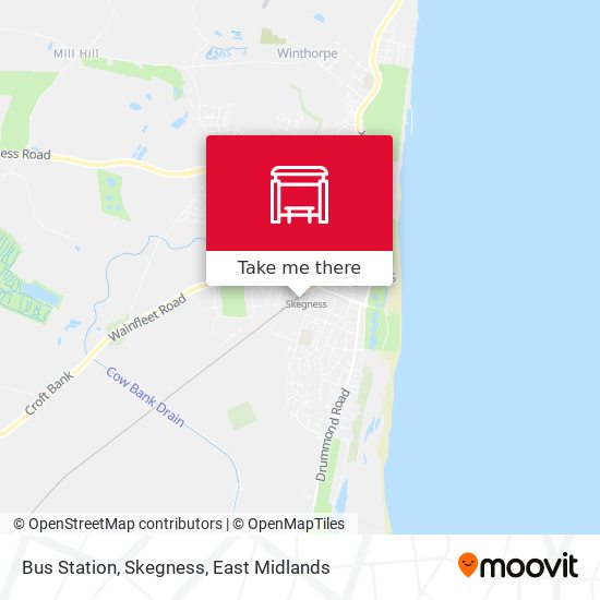 Bus Station, Skegness map