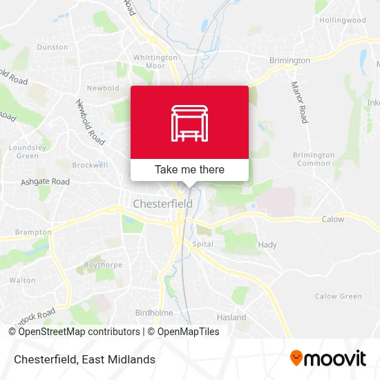 Chesterfield map