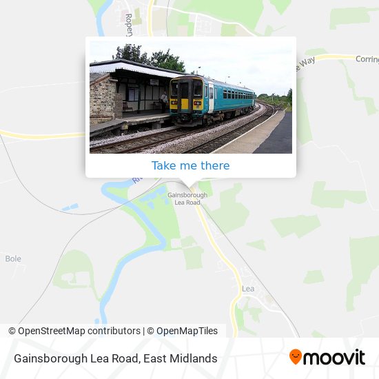 Gainsborough Lea Road map