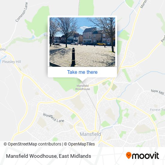 Mansfield Woodhouse map