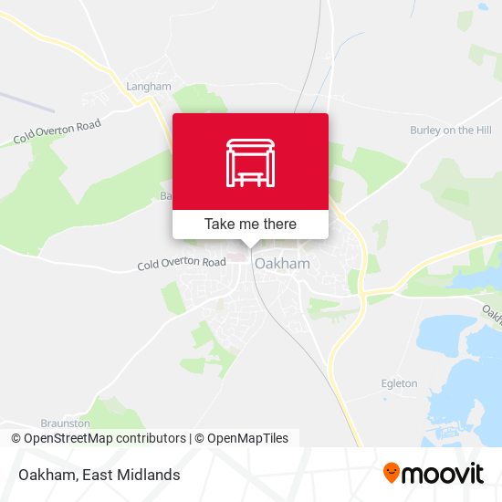 Oakham map